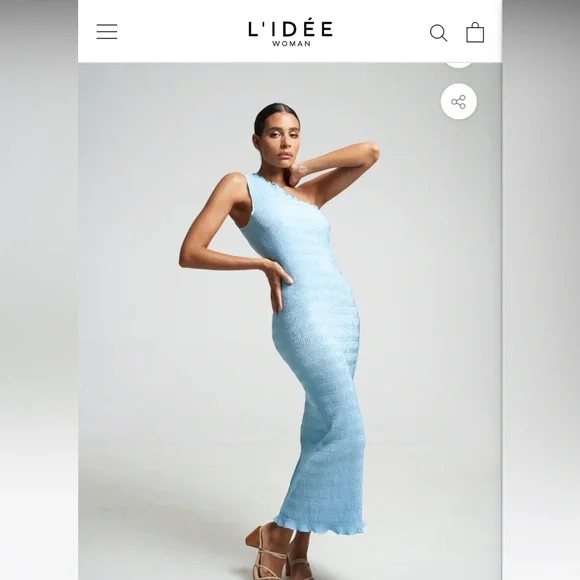 blue lidee dress Lidee Klum Gown in Sky Blue – Coco & Lola